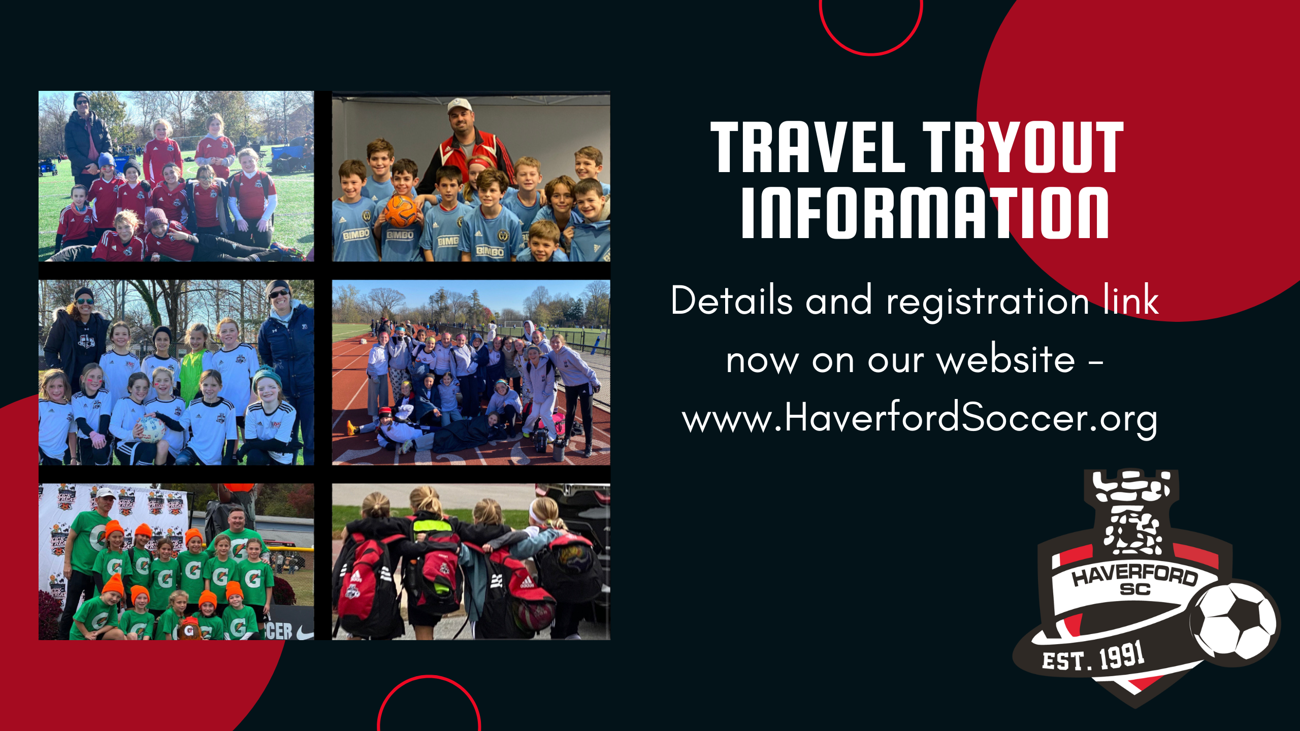 Travel Tryout Registration is CLOSED